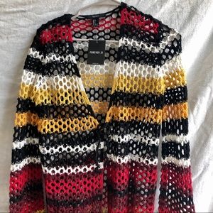 Women’s Crochet Longline Swimsuit Coverup